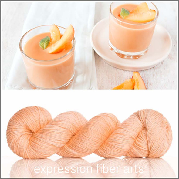 Peach Sorbet 'CASHSILK' SOCK
